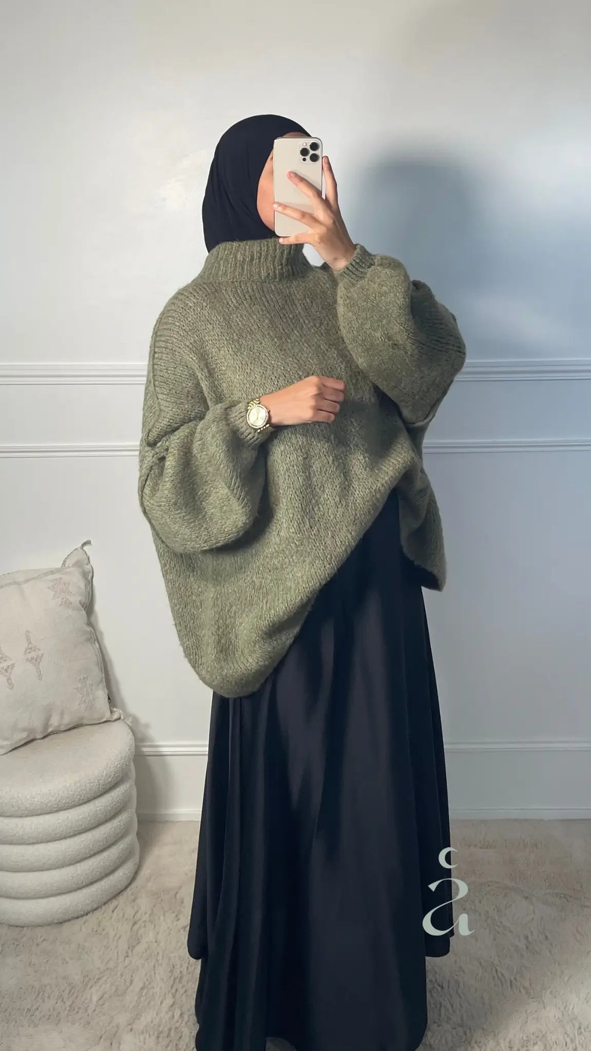 PULL OVERSIZE - TRICOTÉ