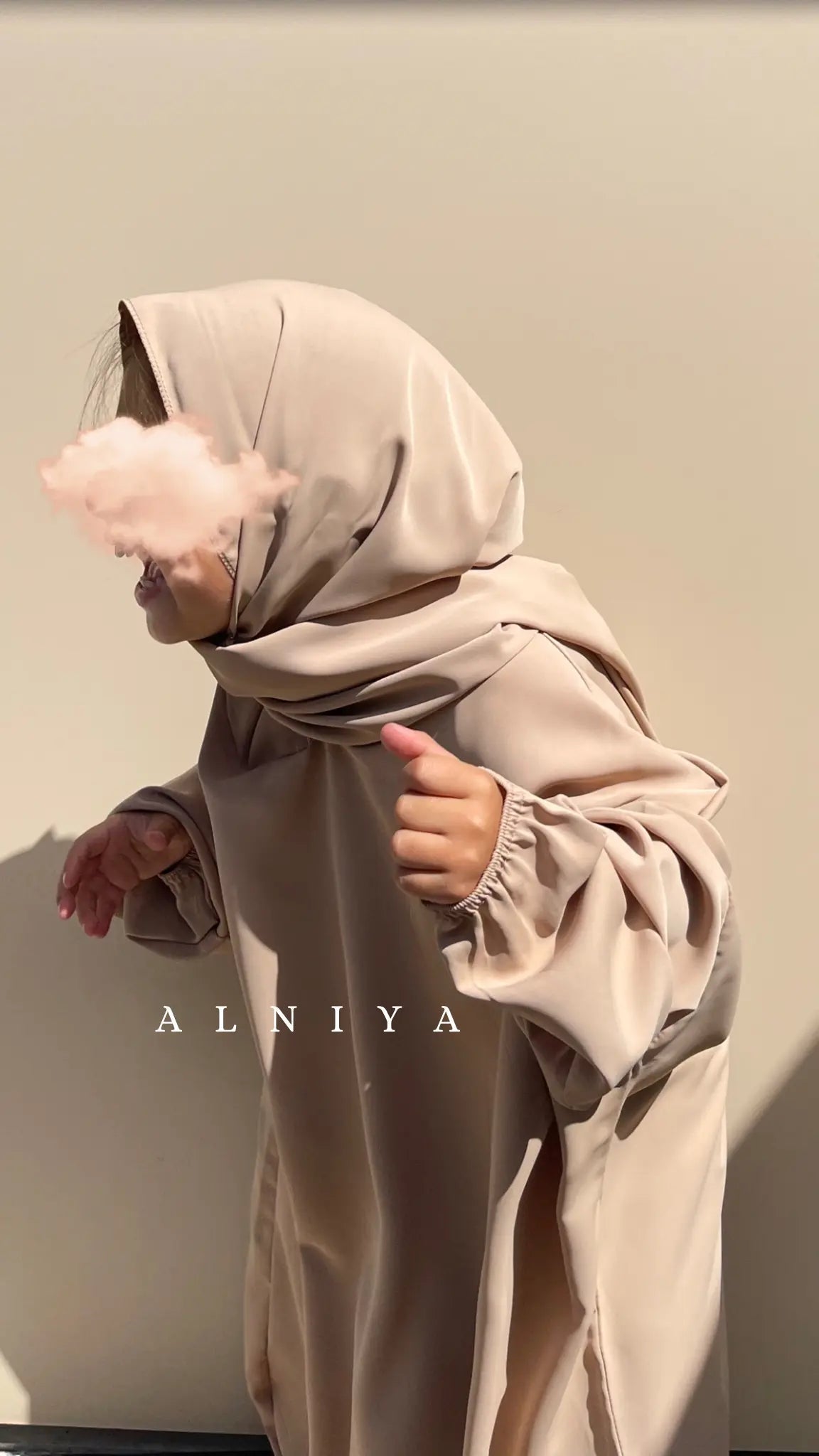 ABAYA HIJAB INTÉGRÉ FILLE