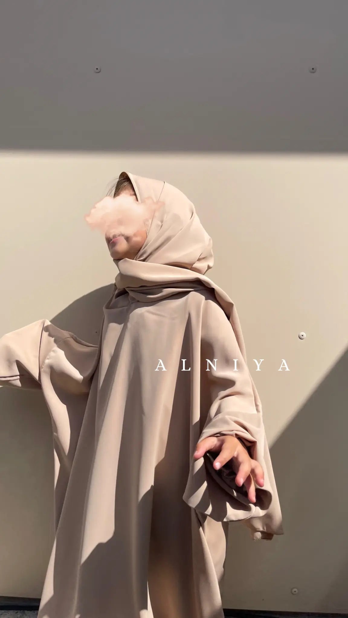 ABAYA HIJAB INTÉGRÉ FILLE