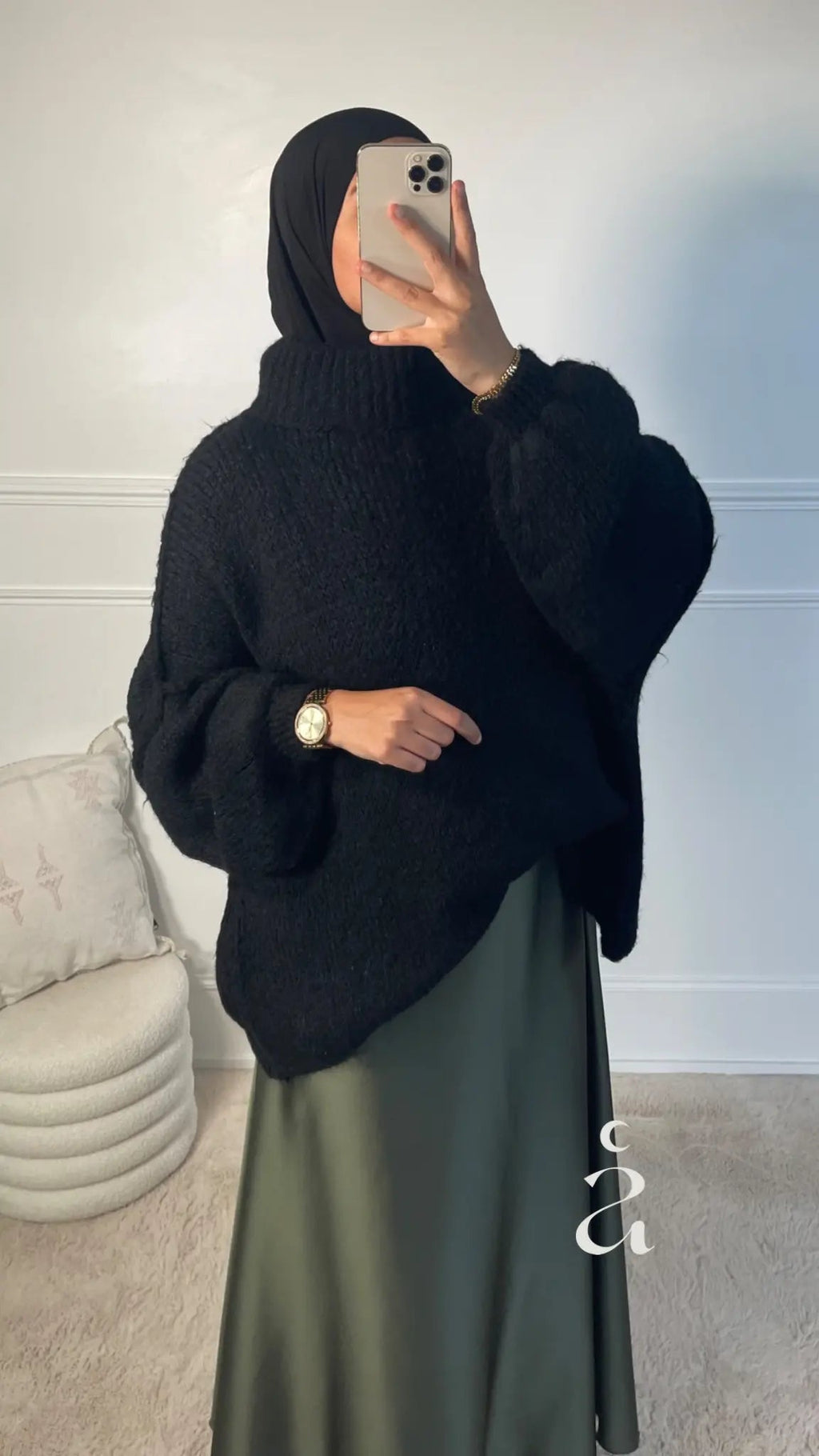 PULL OVERSIZE - TRICOTÉ