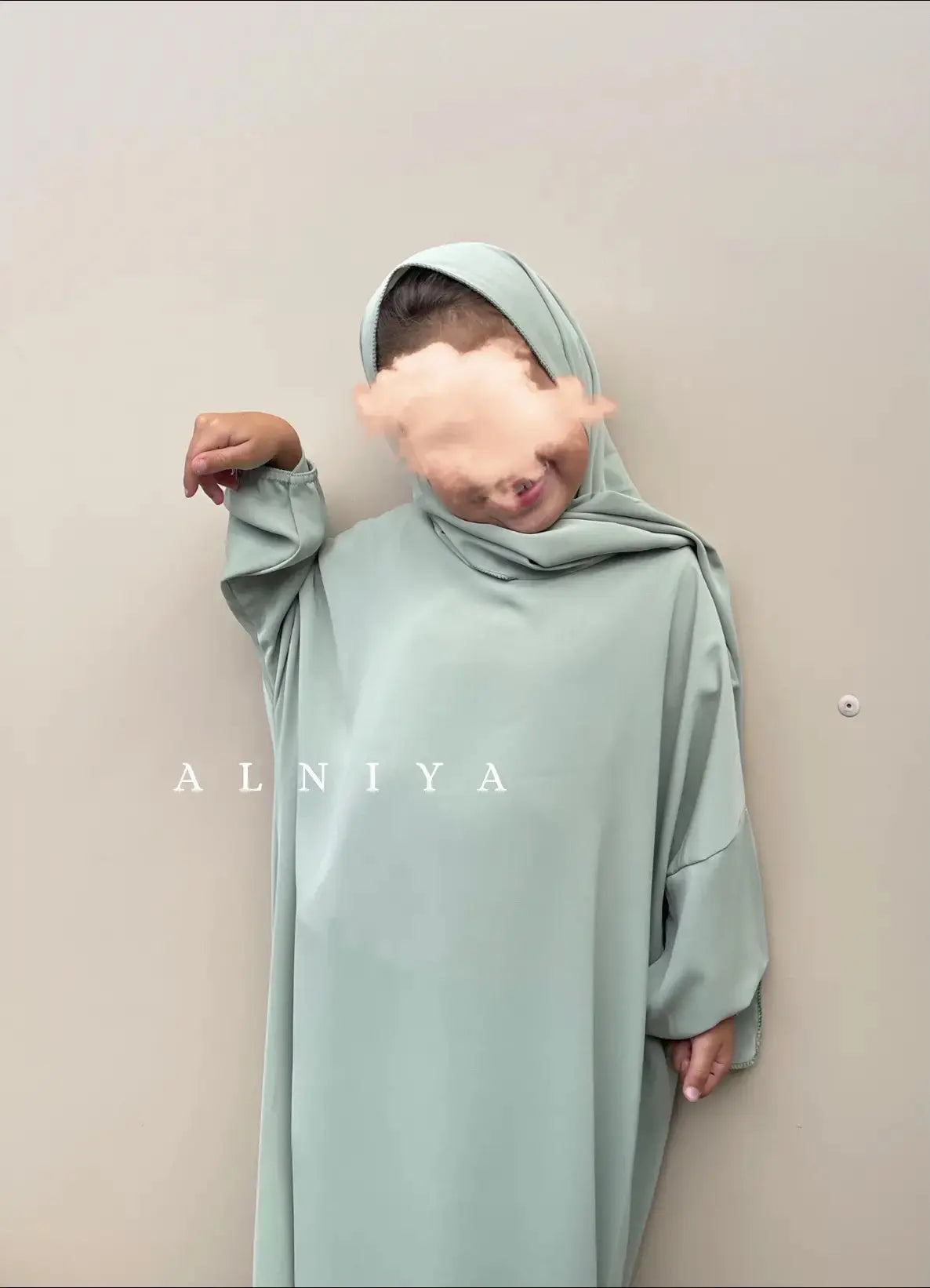 ABAYA HIJAB INTÉGRÉ FILLE
