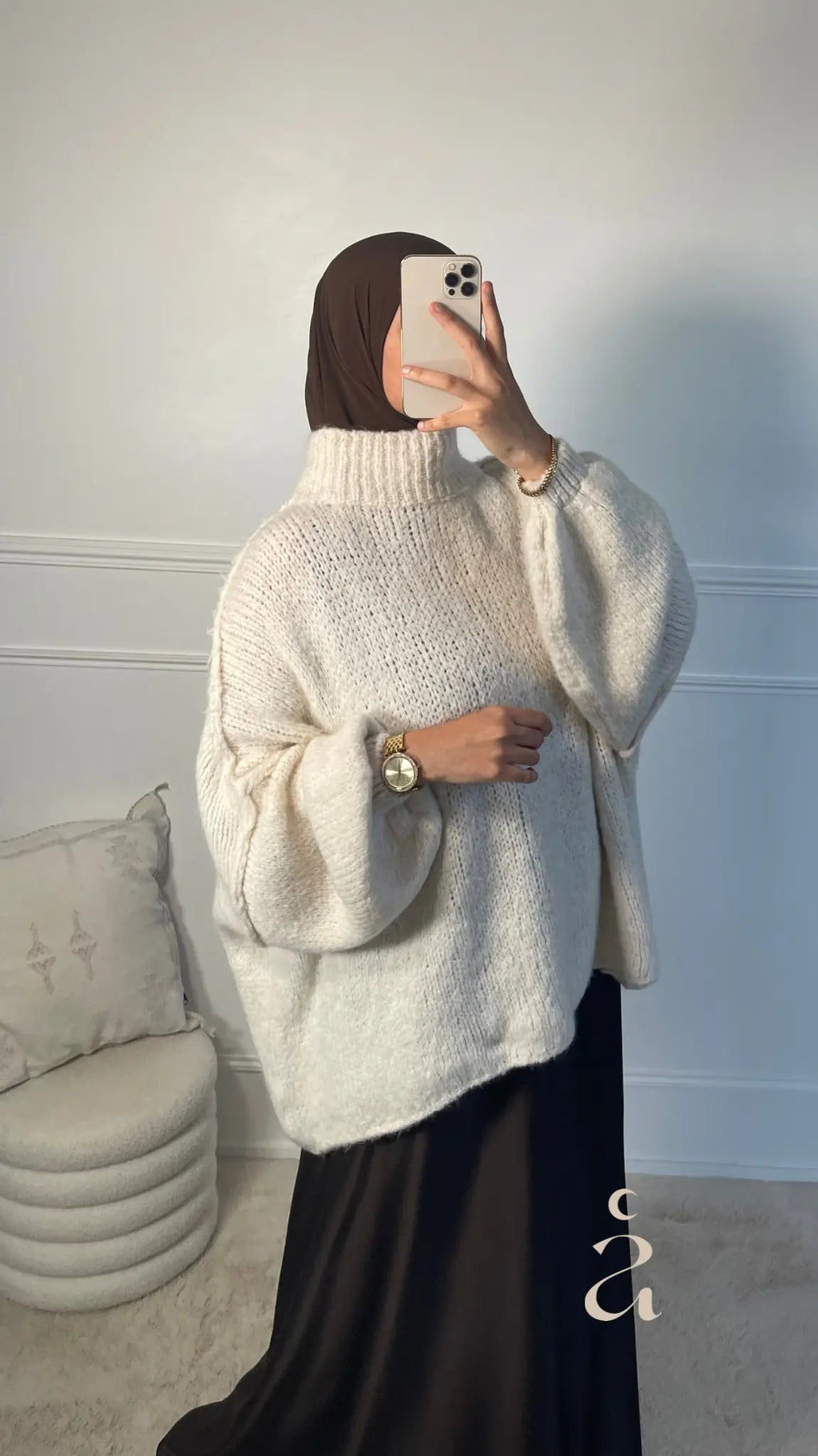 PULL OVERSIZE - TRICOTÉ