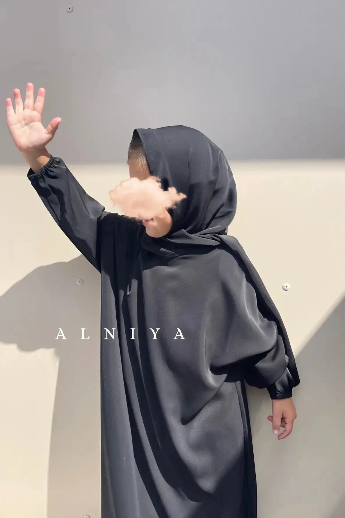 ABAYA HIJAB INTÉGRÉ FILLE