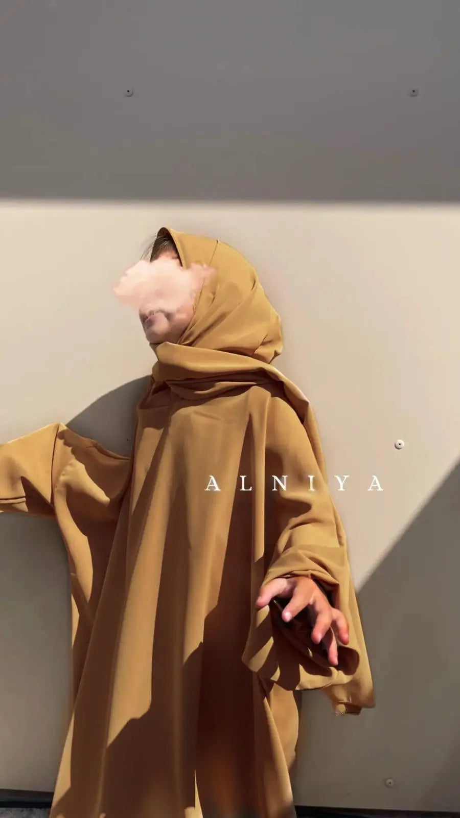 ABAYA HIJAB INTÉGRÉ FILLE