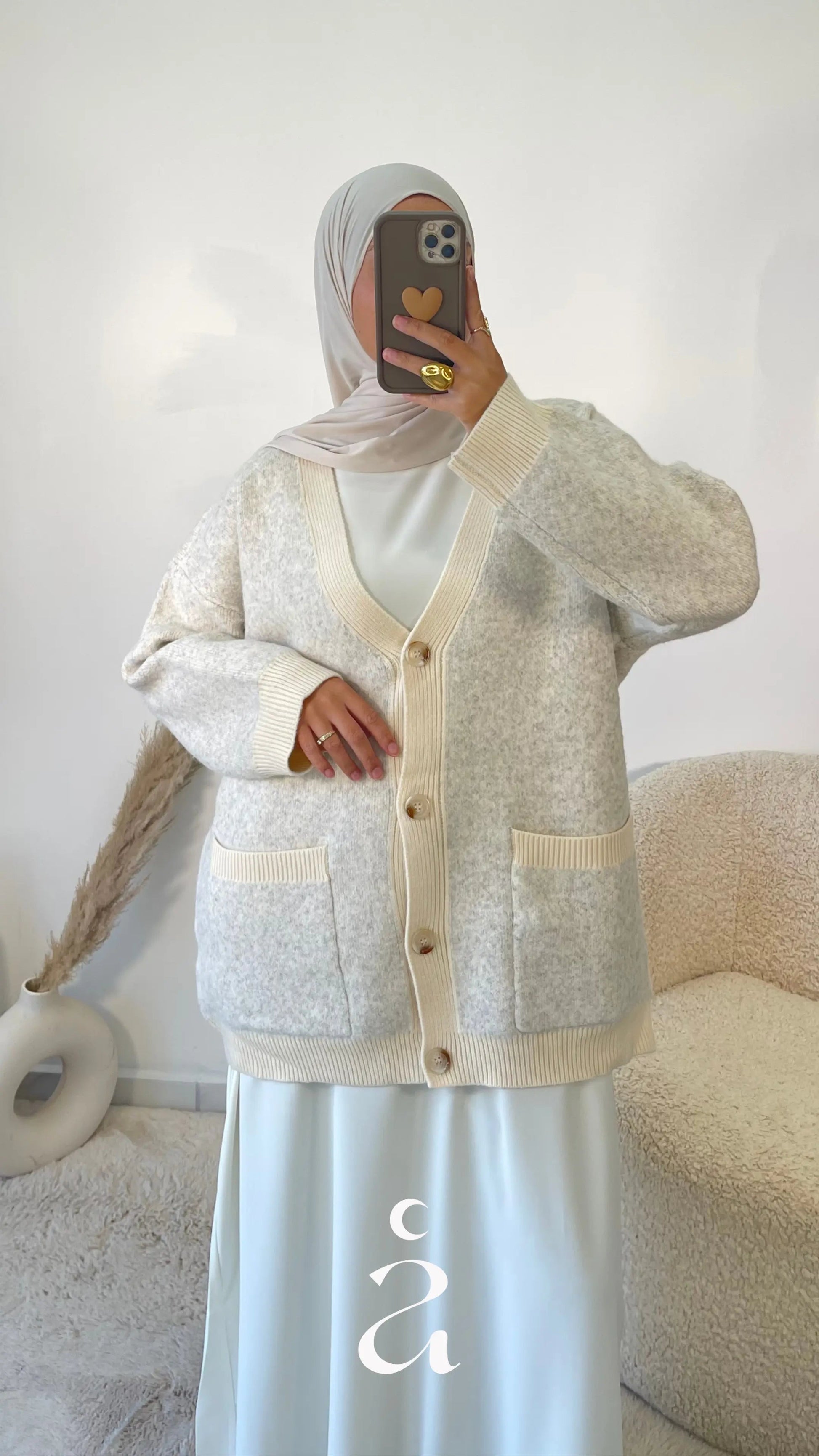 CARDIGAN LAINE BI-COLOR - LAÏMA