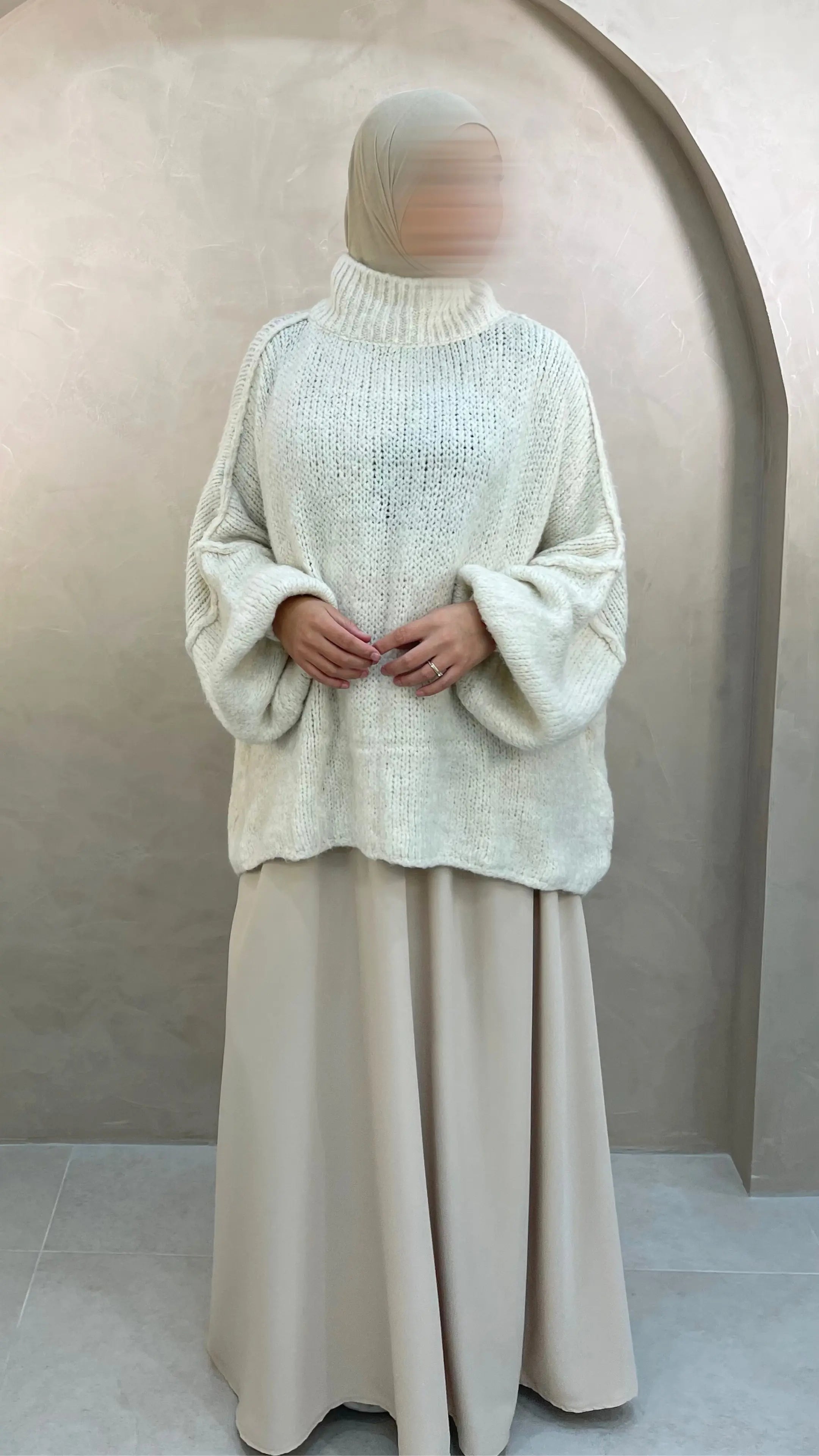 JUPE SOIE DE MEDINE AVEC POCHE - ANNA