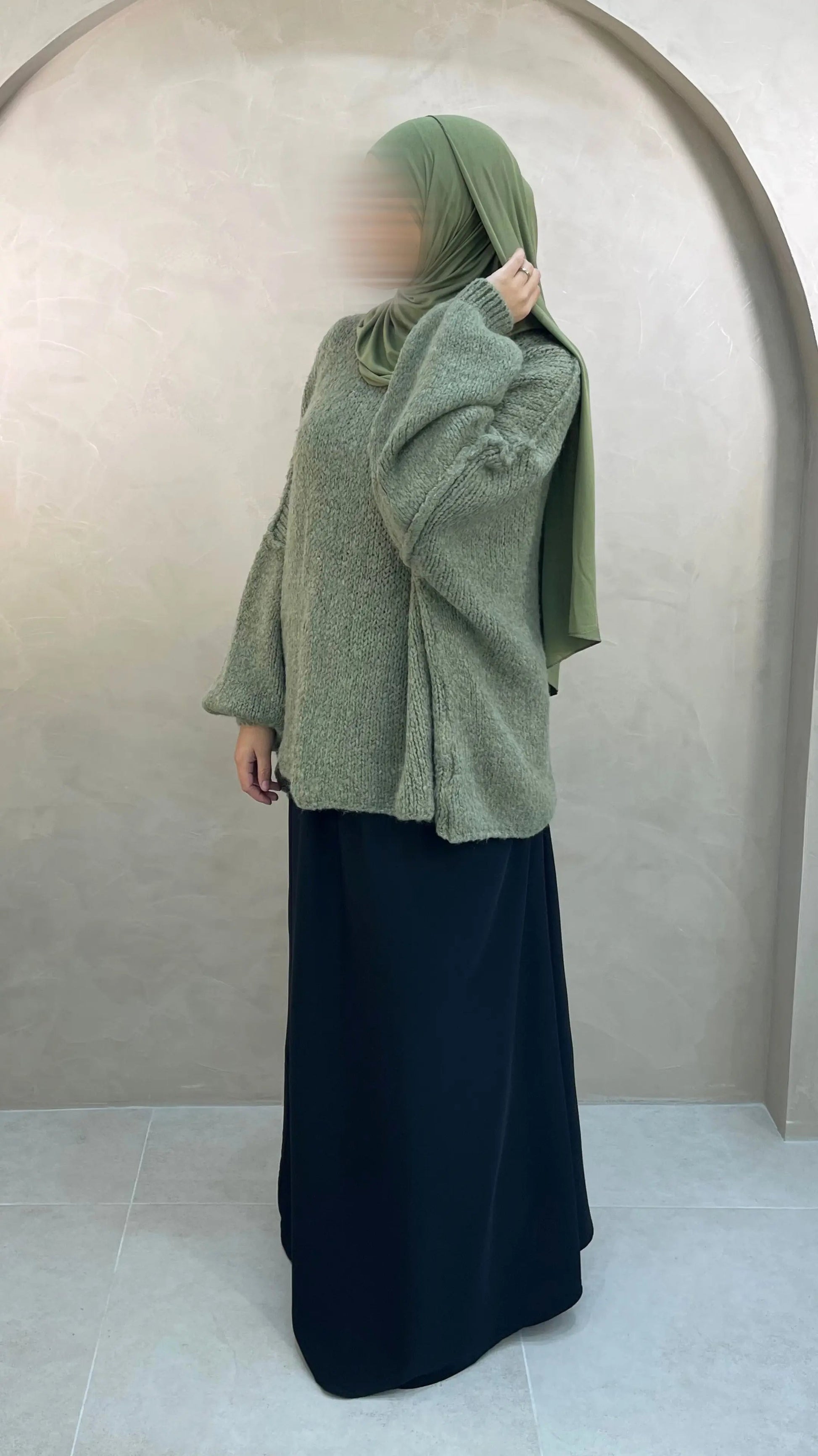 JUPE SOIE DE MEDINE AVEC POCHE - ANNA