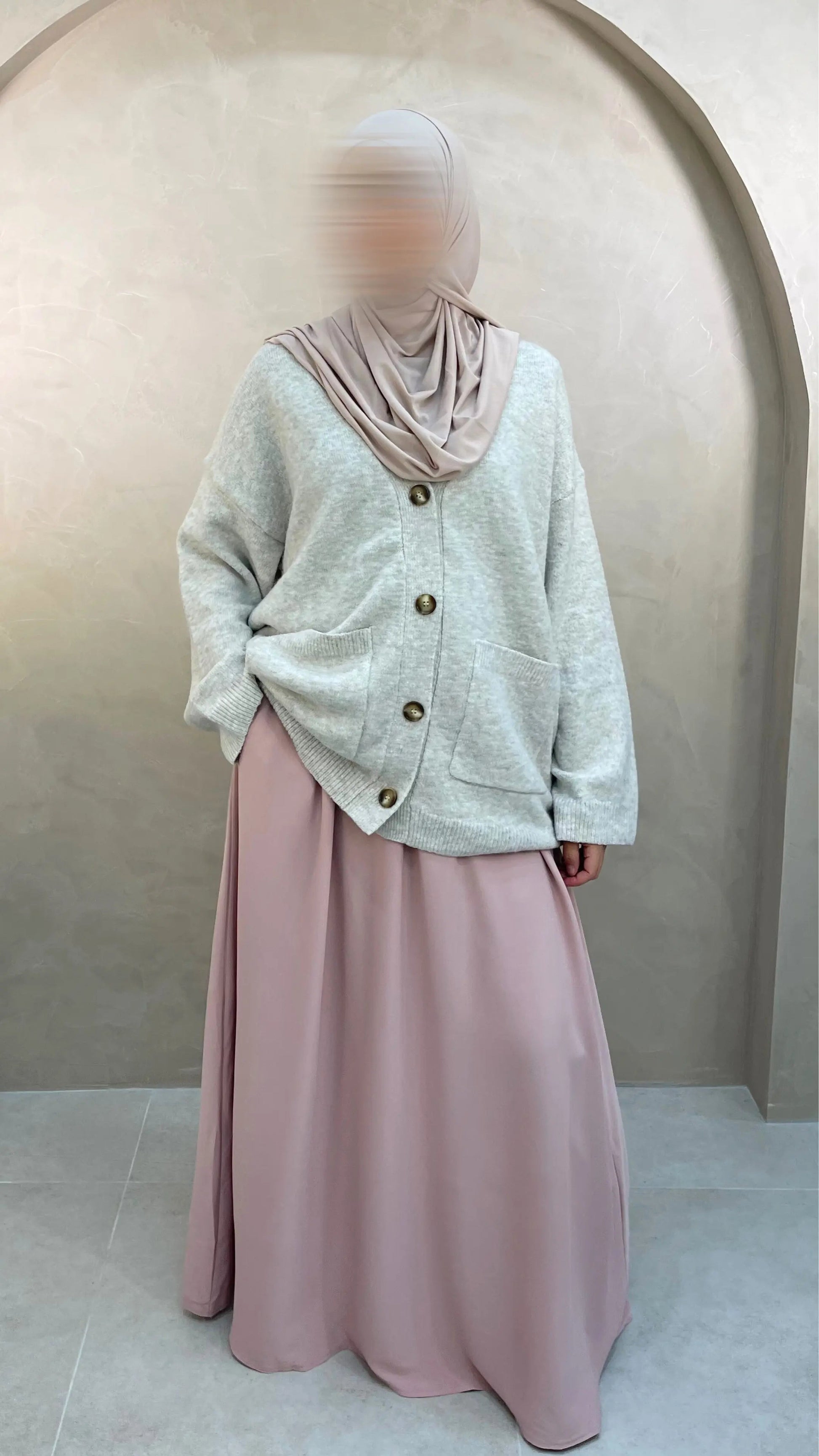 JUPE SOIE DE MEDINE AVEC POCHE - ANNA