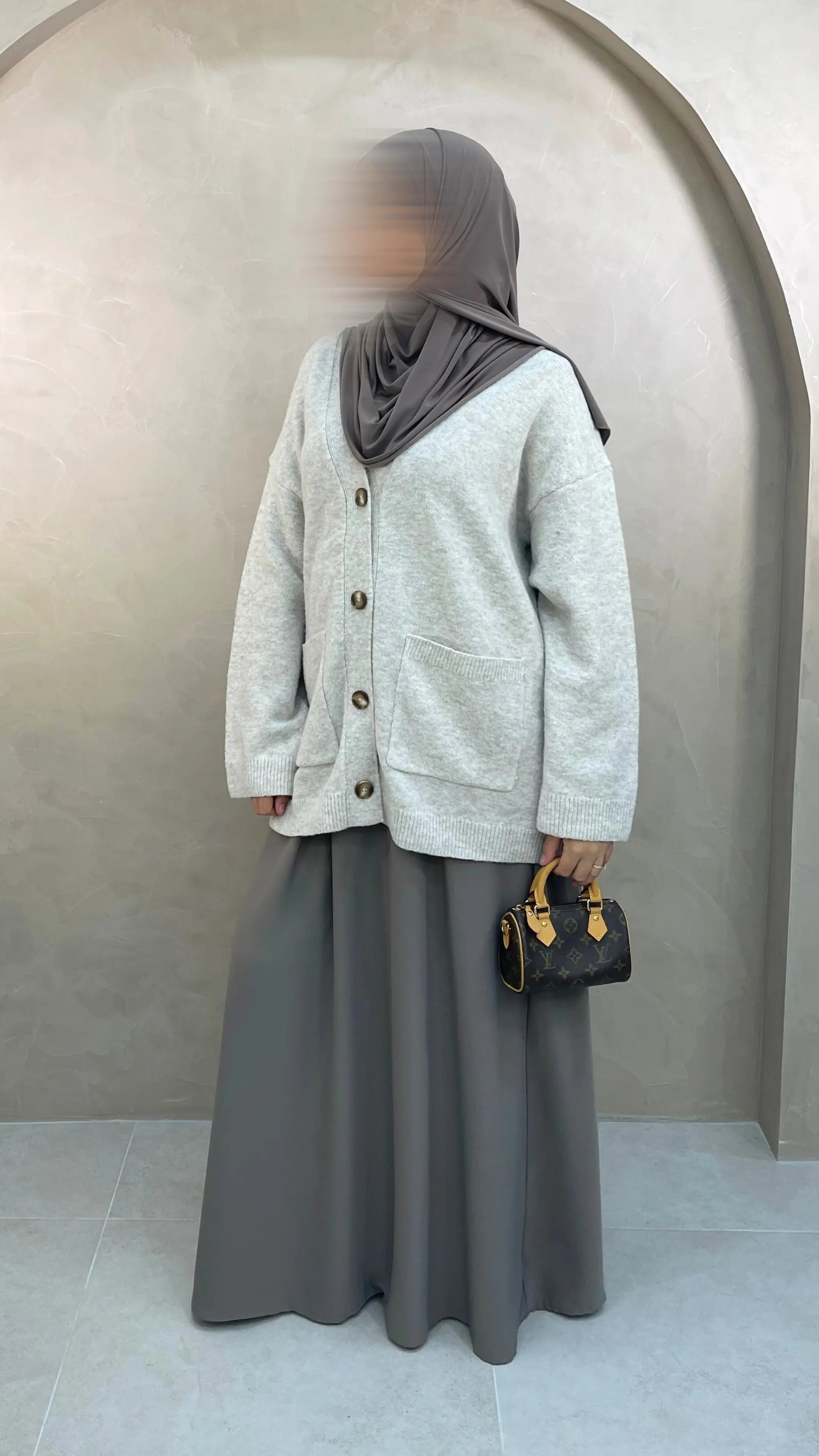 JUPE SOIE DE MEDINE AVEC POCHE - ANNA