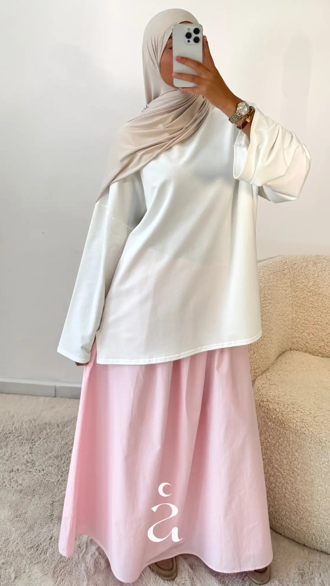 JUPE POPELINE - MAÏNA