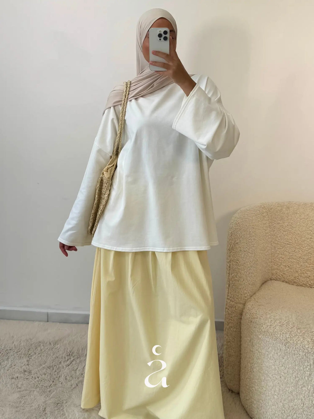 JUPE POPELINE - MAÏNA