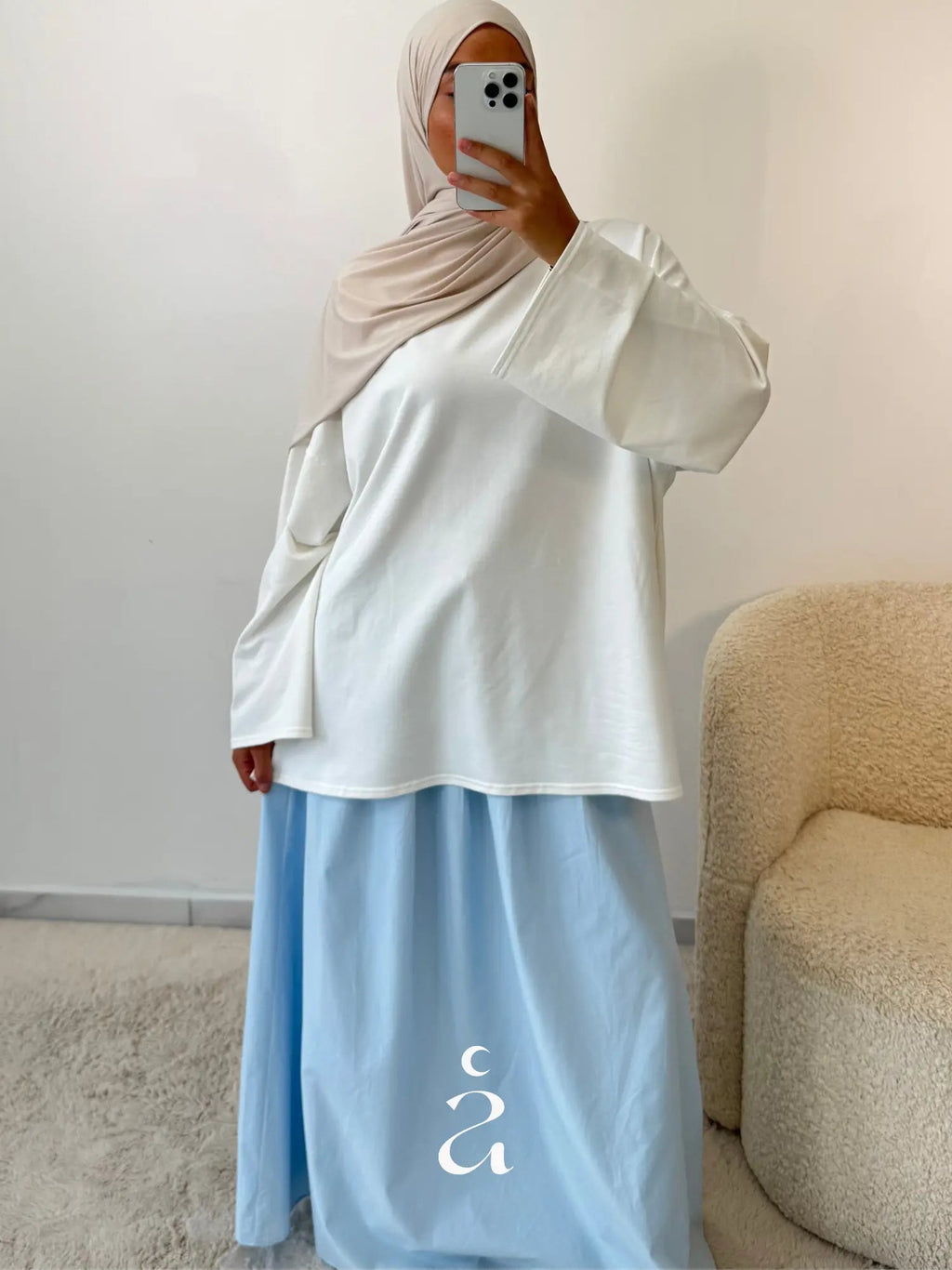 JUPE POPELINE - MAÏNA