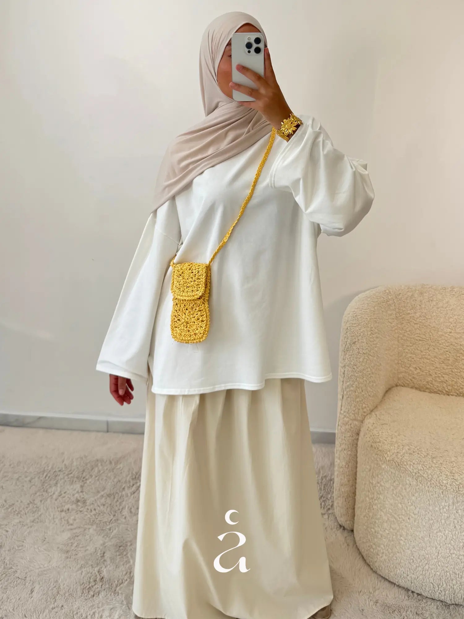 JUPE POPELINE - MAÏNA