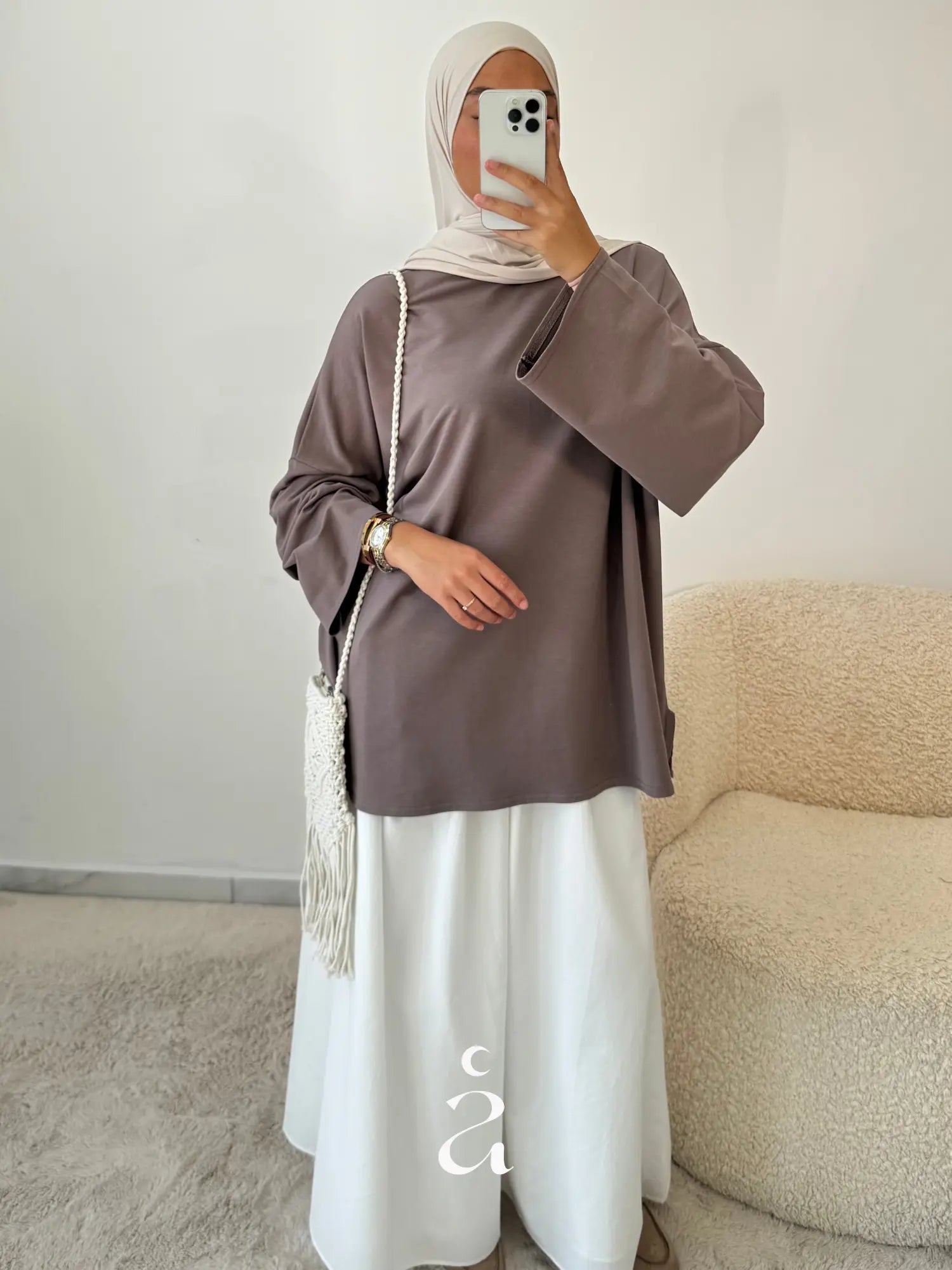 JUPE POPELINE - MAÏNA