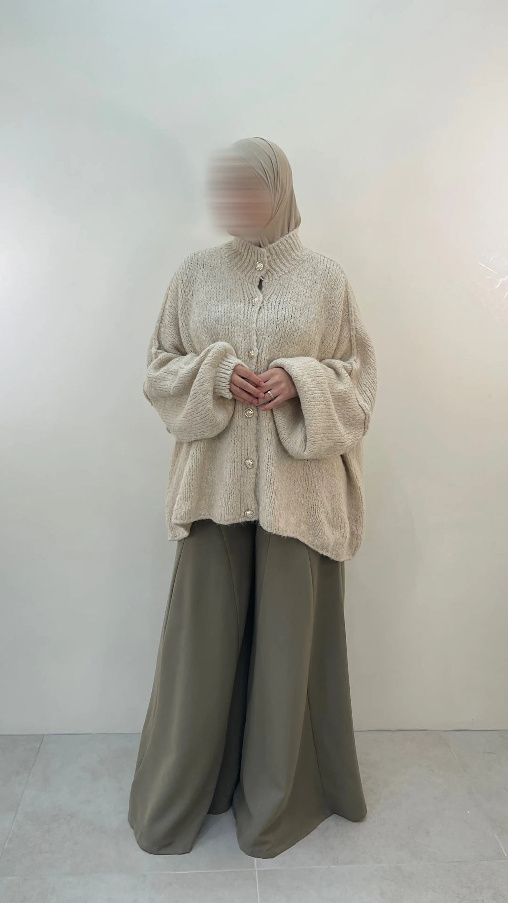 PANTALON OVERSIZE PATTES D’ÉLÉPHANT - LAYLA