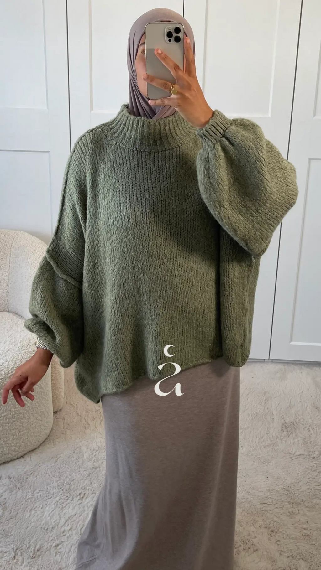 PULL OVERSIZE - TRICOTÉ