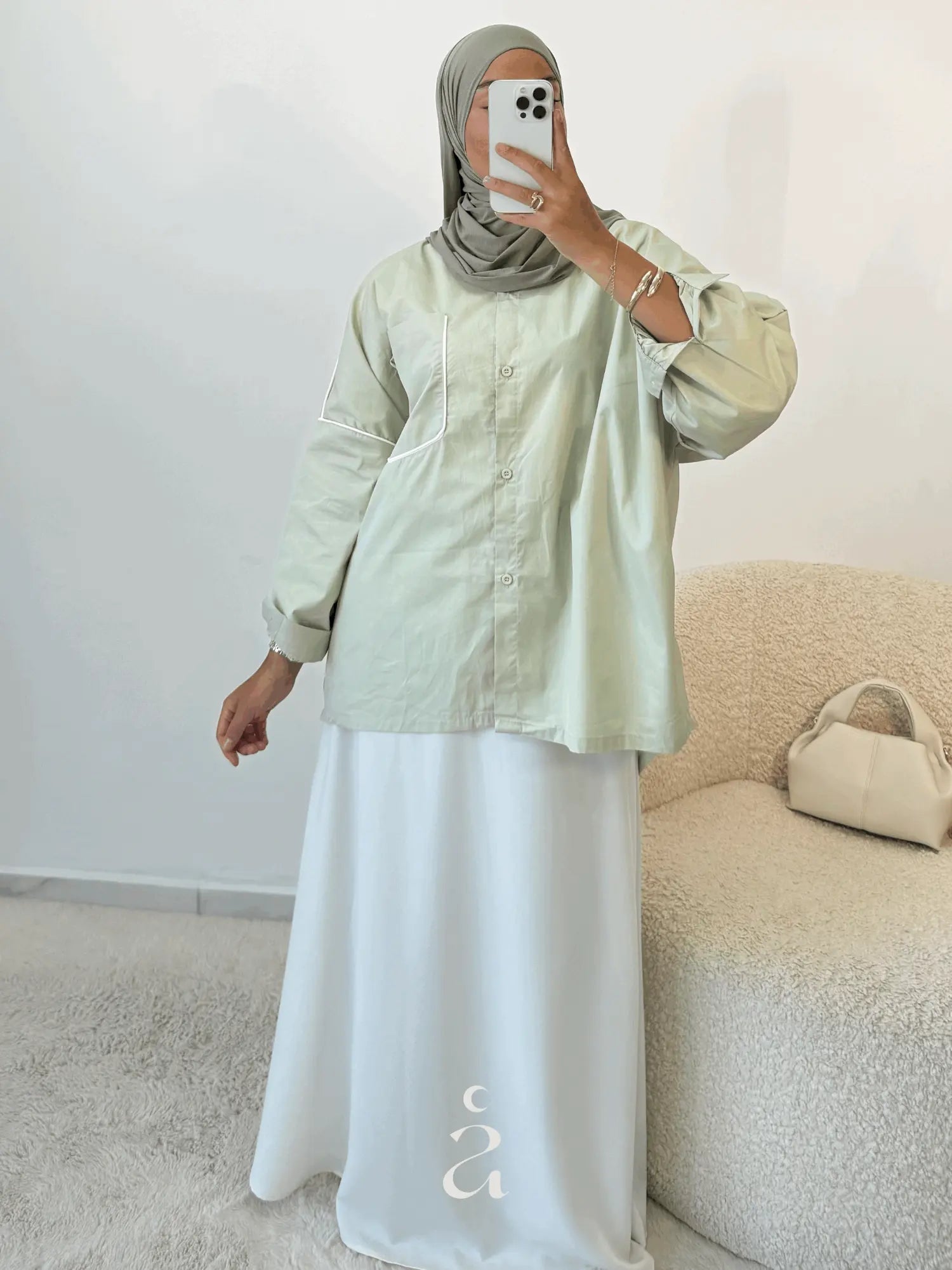 JUPE SATINÉ - PREMIUM