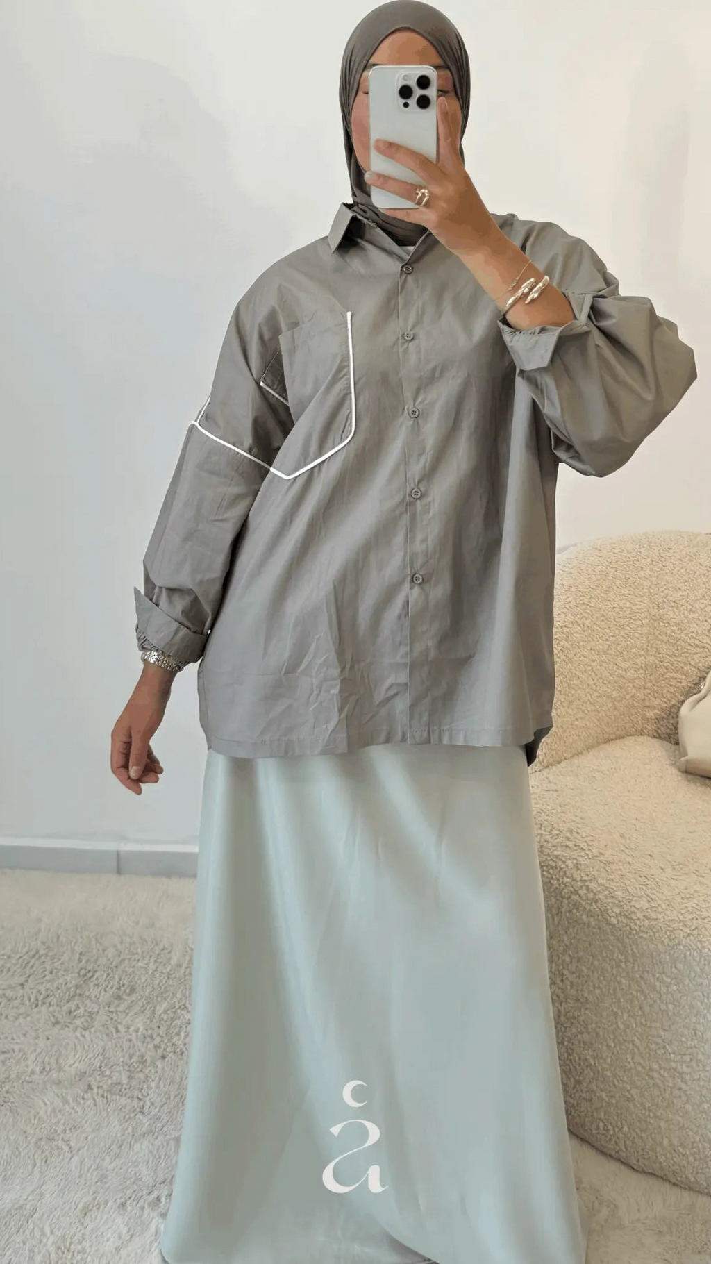 JUPE SATINÉ - PREMIUM