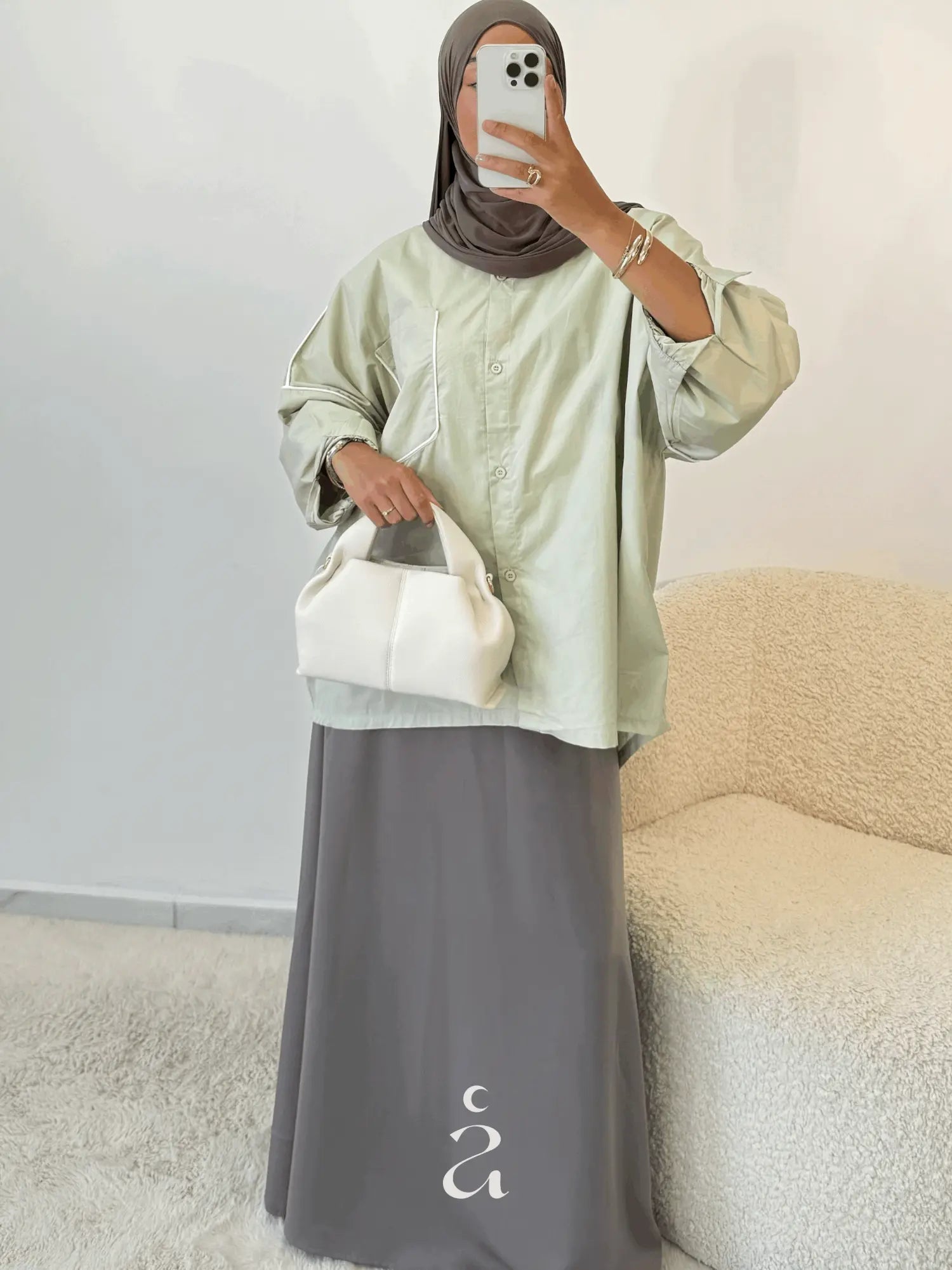 JUPE SATINÉ - PREMIUM