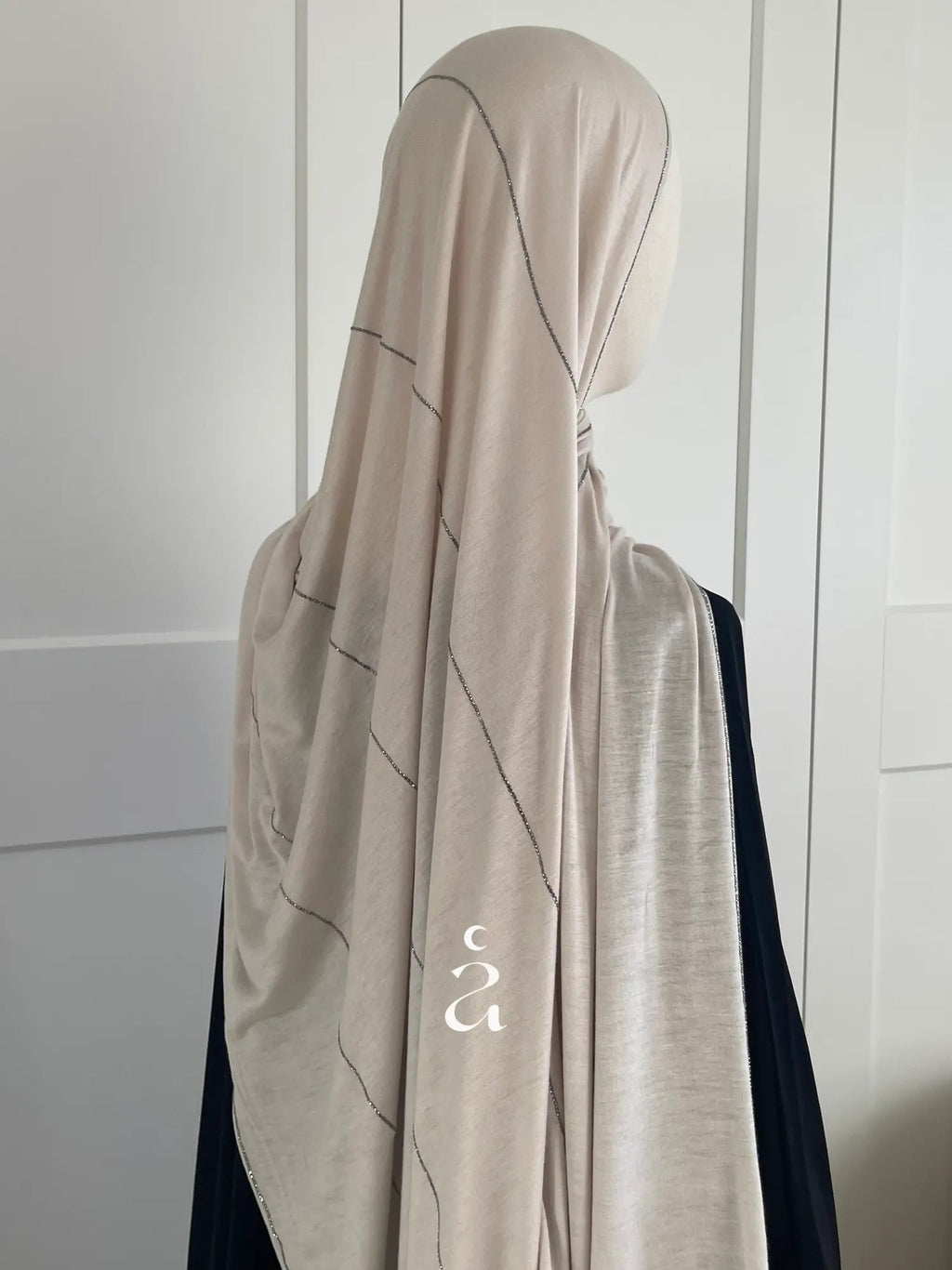 HIJAB JERSEY - COTON STRASS