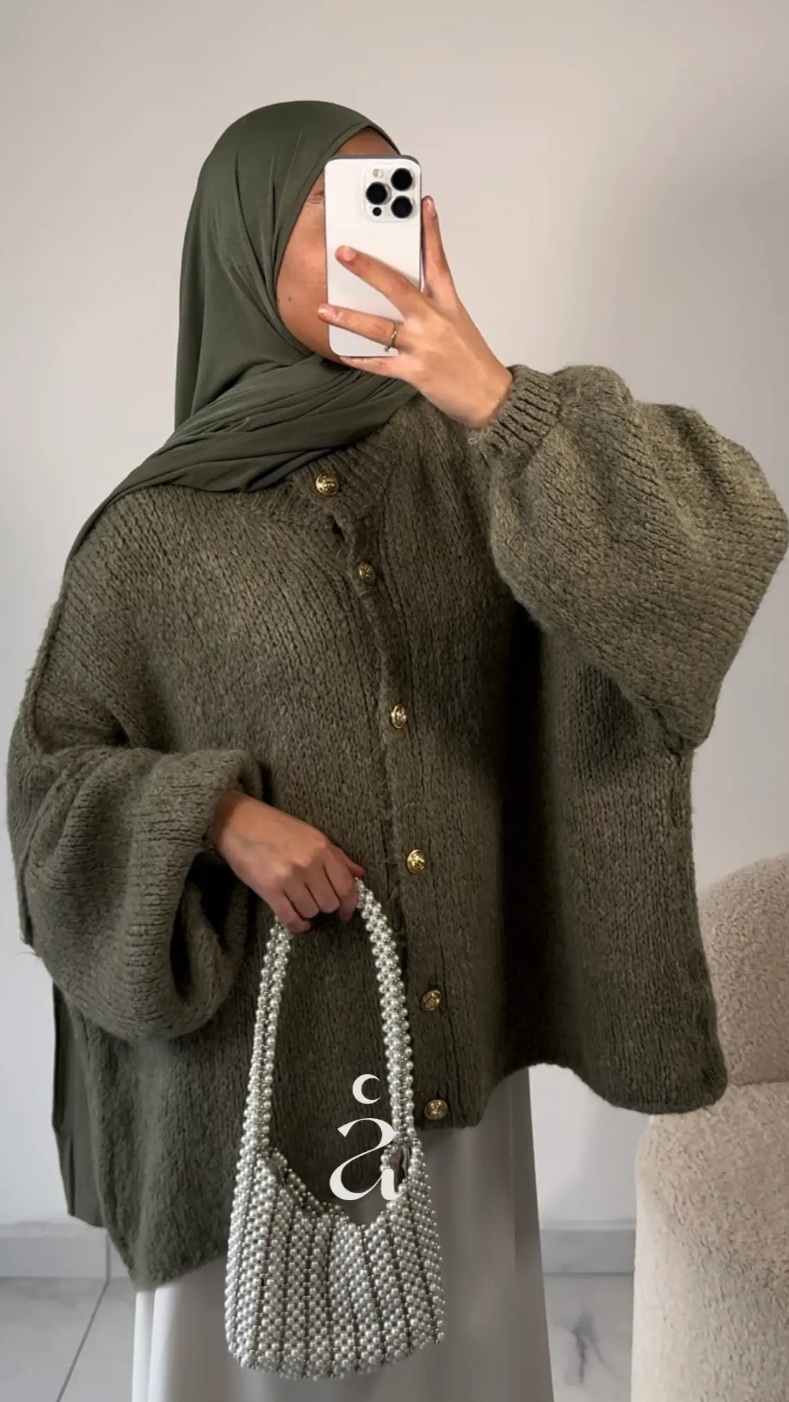 GILET OVERSIZE - BOUTONNIÈRE