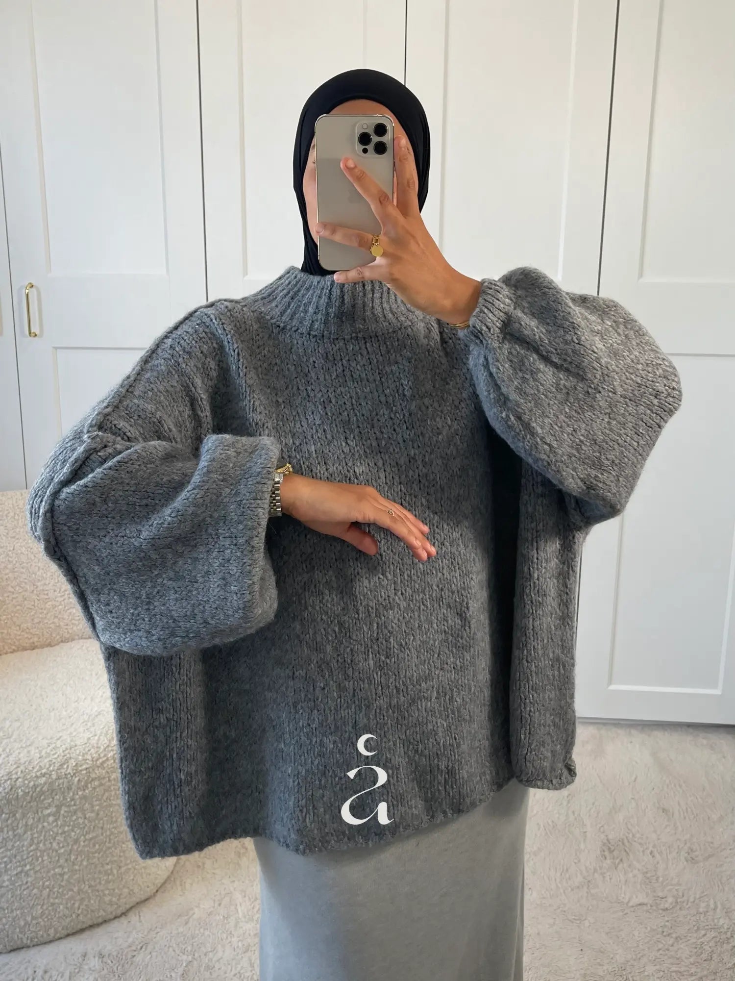 PULL OVERSIZE - TRICOTÉ