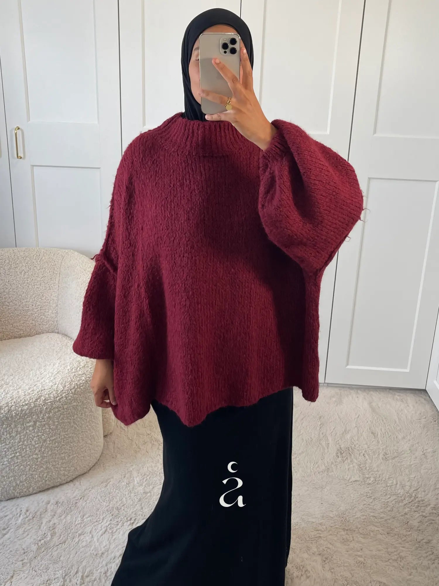 PULL OVERSIZE - TRICOTÉ