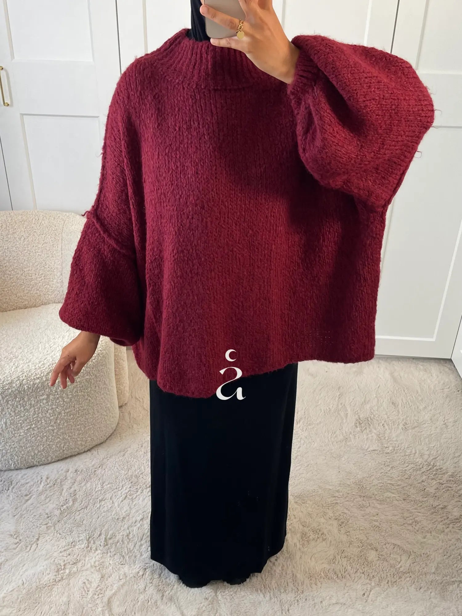 PULL OVERSIZE - TRICOTÉ