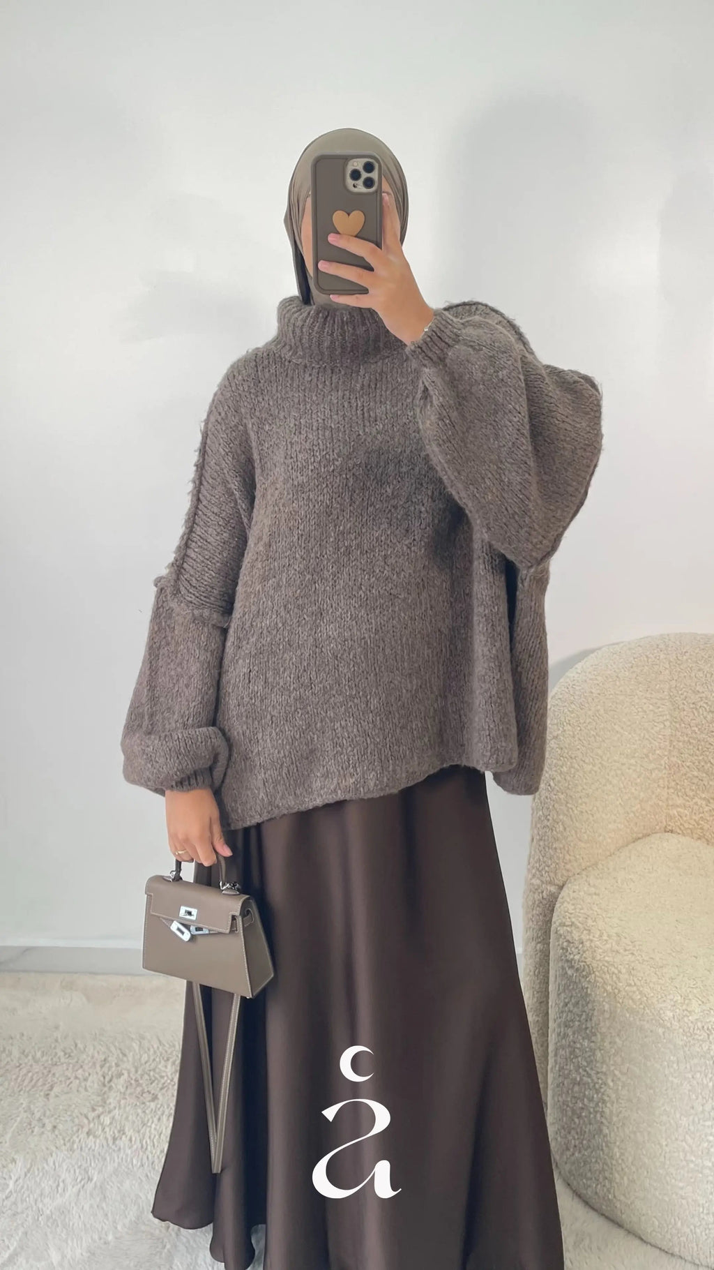 PULL OVERSIZE - TRICOTÉ