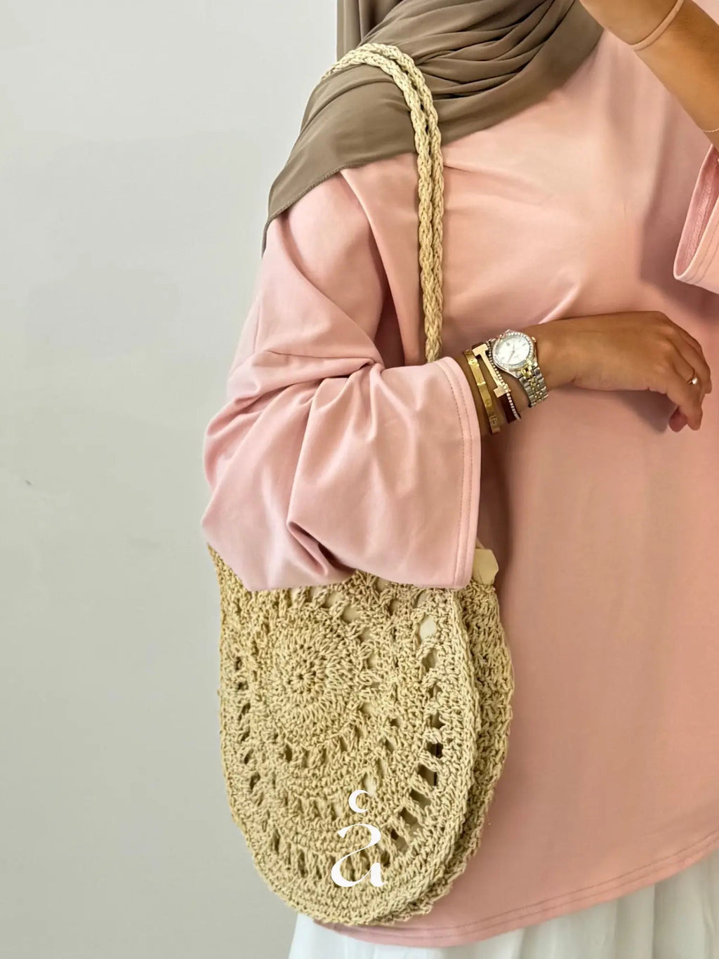 SAC MACRAMÉ ROND - ZAMANE